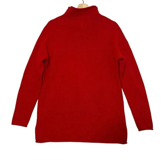 Cupcakes & Cashmere Women’s Red Ski Knit Sweater Medium Size Oversized Christmas - Picture 4 of 9